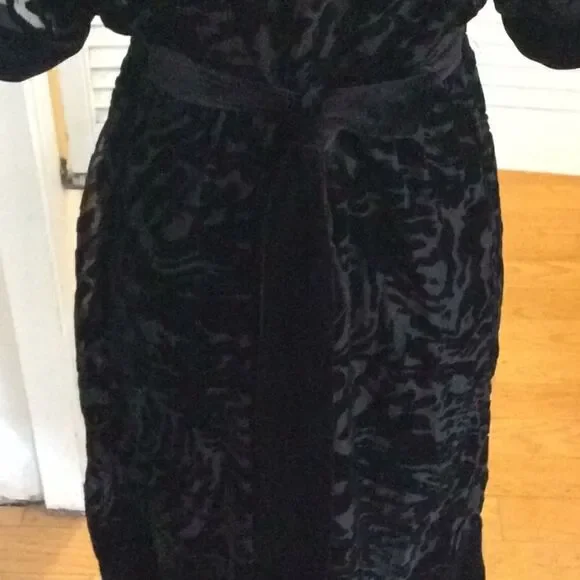 AGB Kimono dress velvet, tie back and lining 8 - Picture 9 of 13